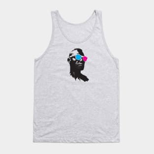 Cool guy with 3D Glasses Tank Top